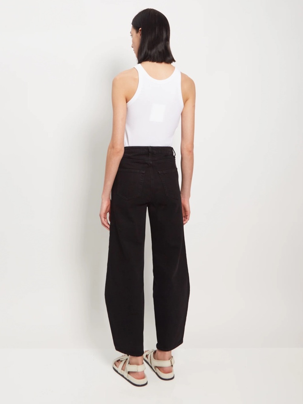 Toteme Black Barrel-leg Jeans 23/30 - Picture 4 of 10